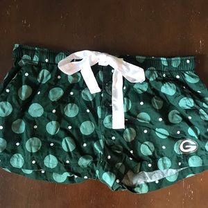 COPY - Green Bay Packer Pajama Shorts Size M